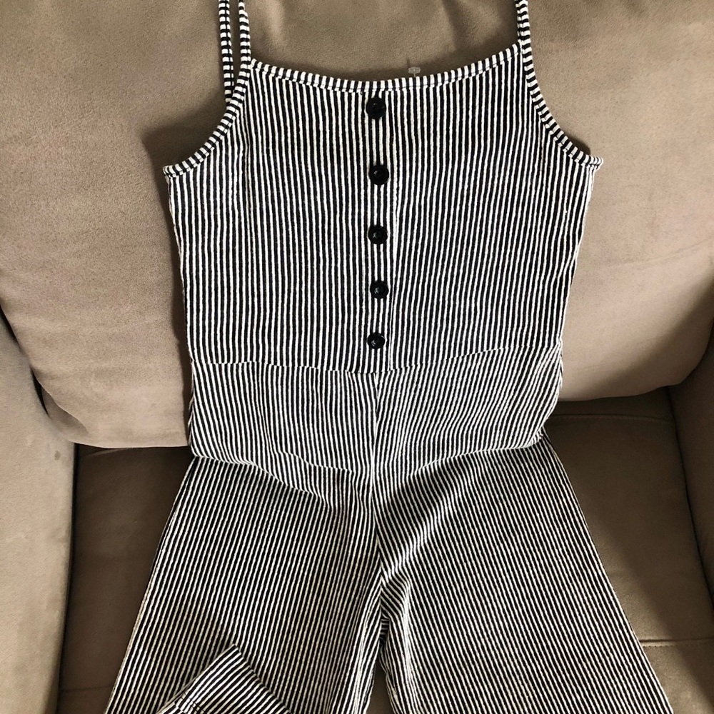 Jumpsuit Black & White